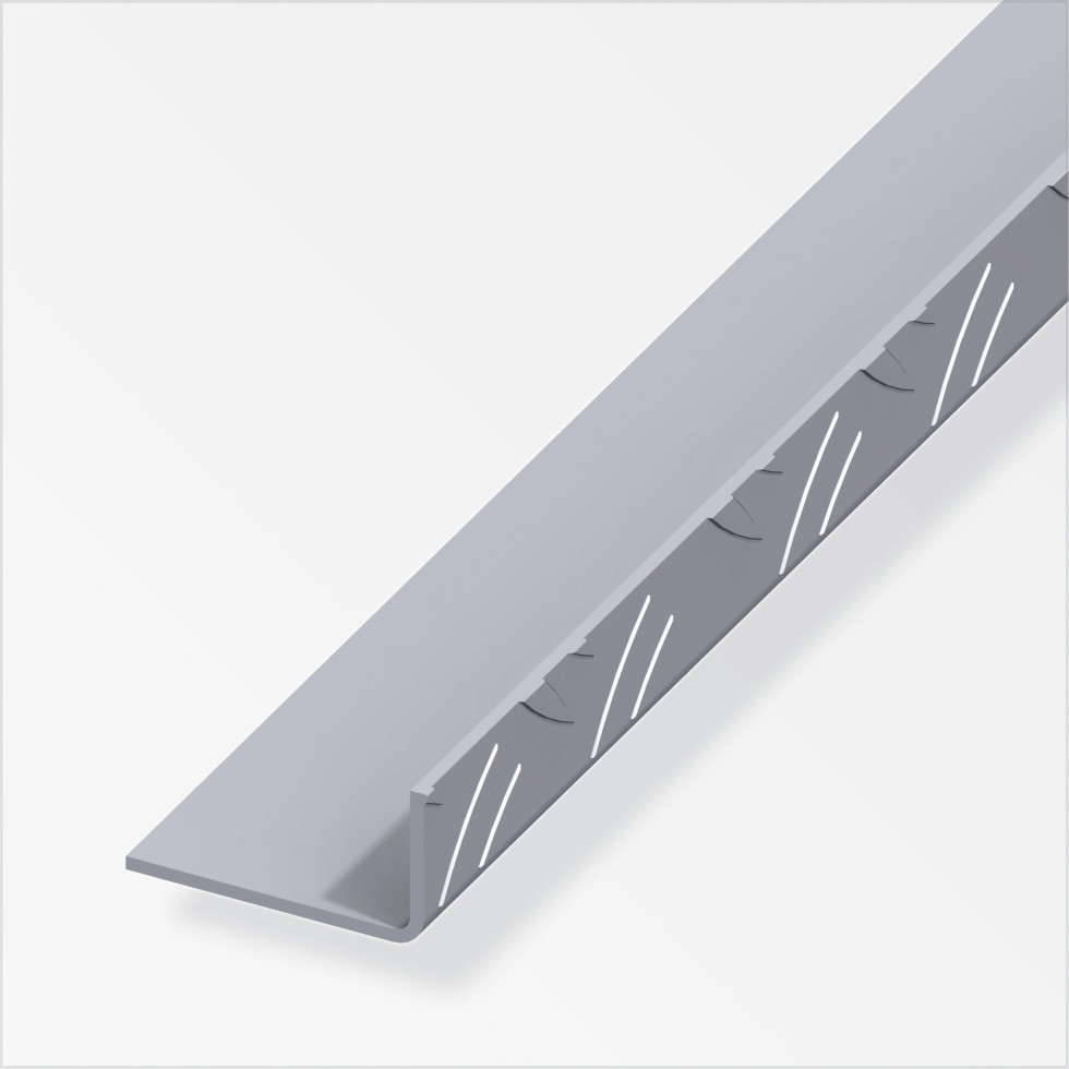 alfer Winkel 1 m, 65.6 x 35.5 mm Aluminium roh blank