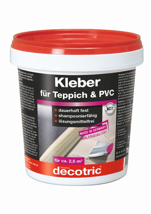 Decotric Kleber für Teppich und PVC 750 g GLO765350017