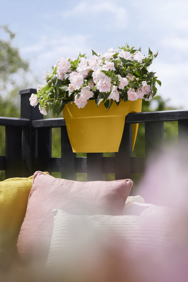 ELHO - Vaso Da Fiori - Vibia Campana Flower Bridge 40 - Silk White - Balcone Esterno - L 26 X P 39 X H 22 Cm 89156496