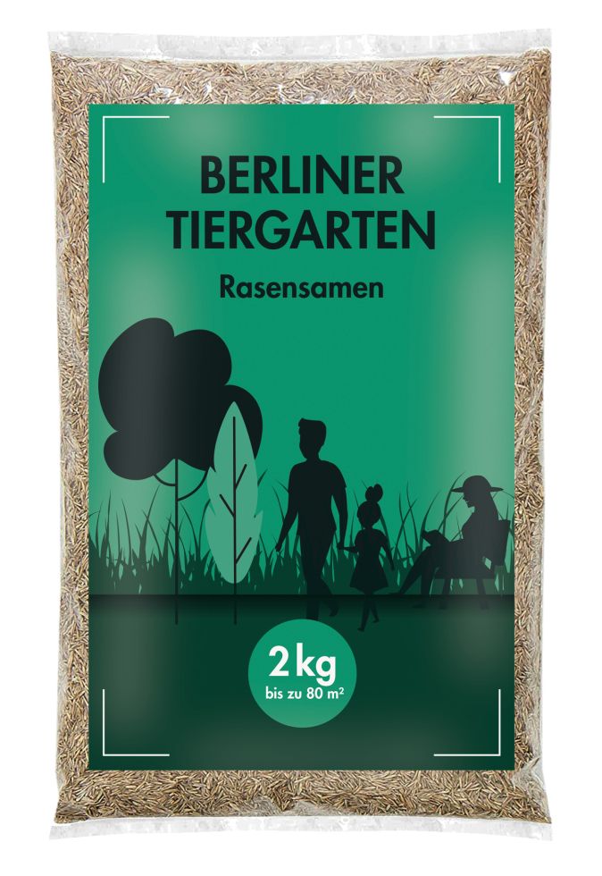 Rasensamen Berliner Tiergarten 2 kg für ca. 80 m² kaufen Globus Baumarkt