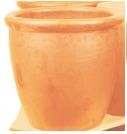 TrendLine Pflanztopf 50cm terracotta Ø 50 cm, mit Rand GLO692351039