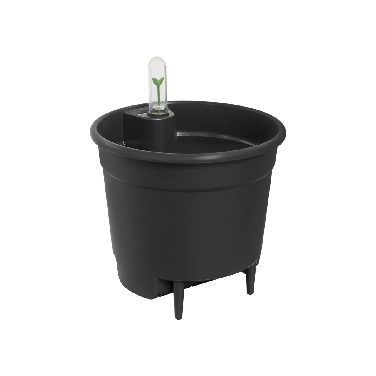 Elho Selbstbewässerungssystem schwarz Ø 24 cm GLO692100789