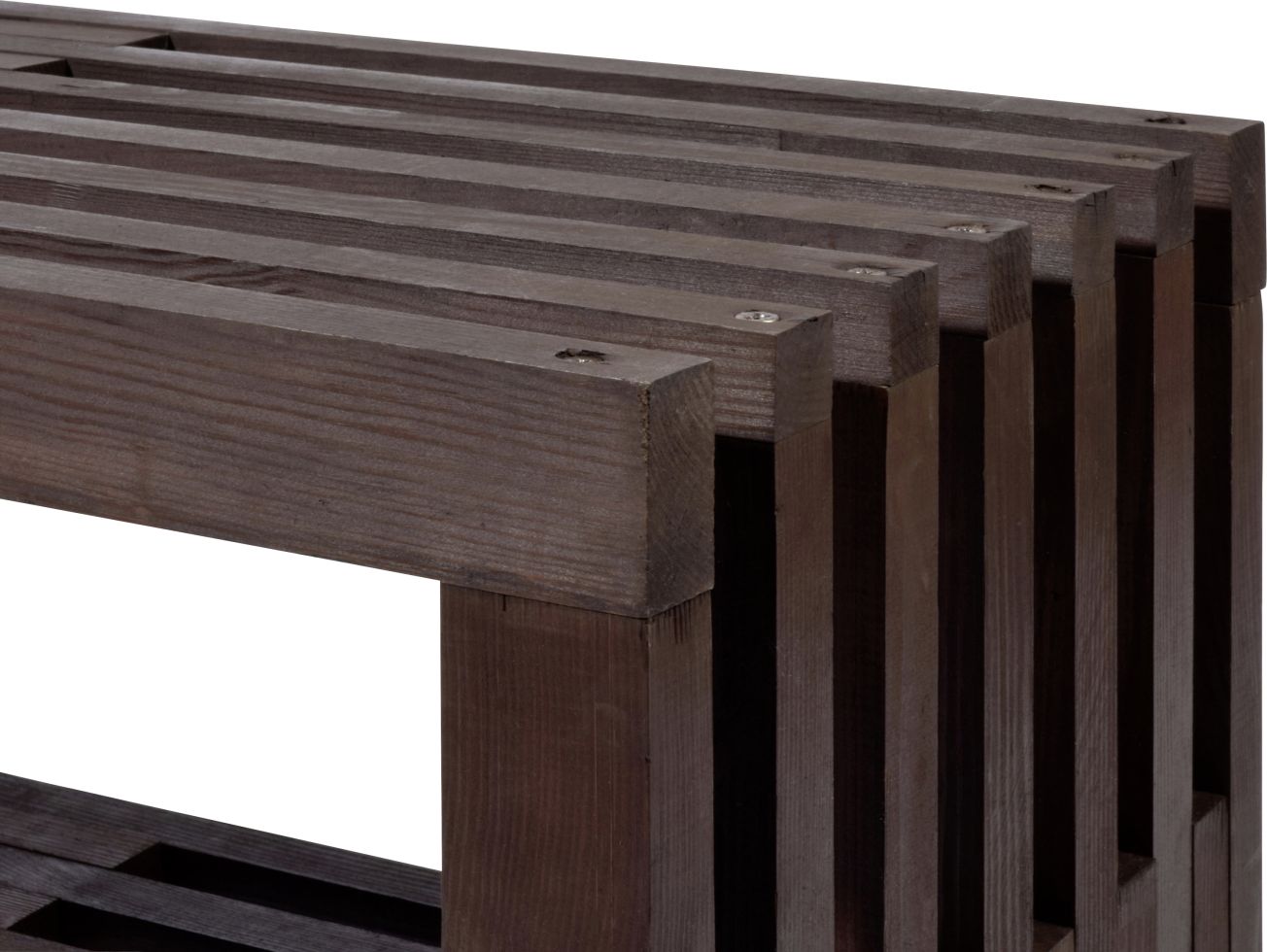 Dobar Gartenbank "Svensson" mit Kaminholzfach kaufen Globus Baumarkt