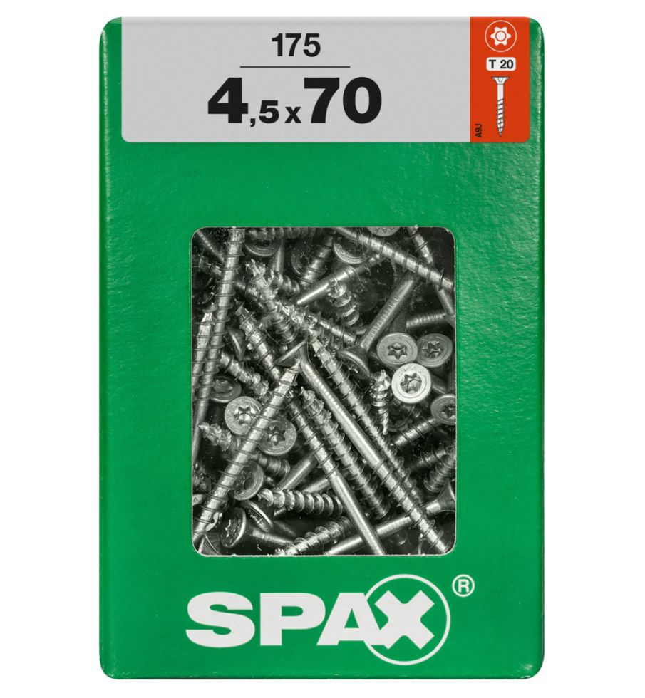 Spax Universalschrauben 4.5 x 70 mm TX 20 - 175 Stk.