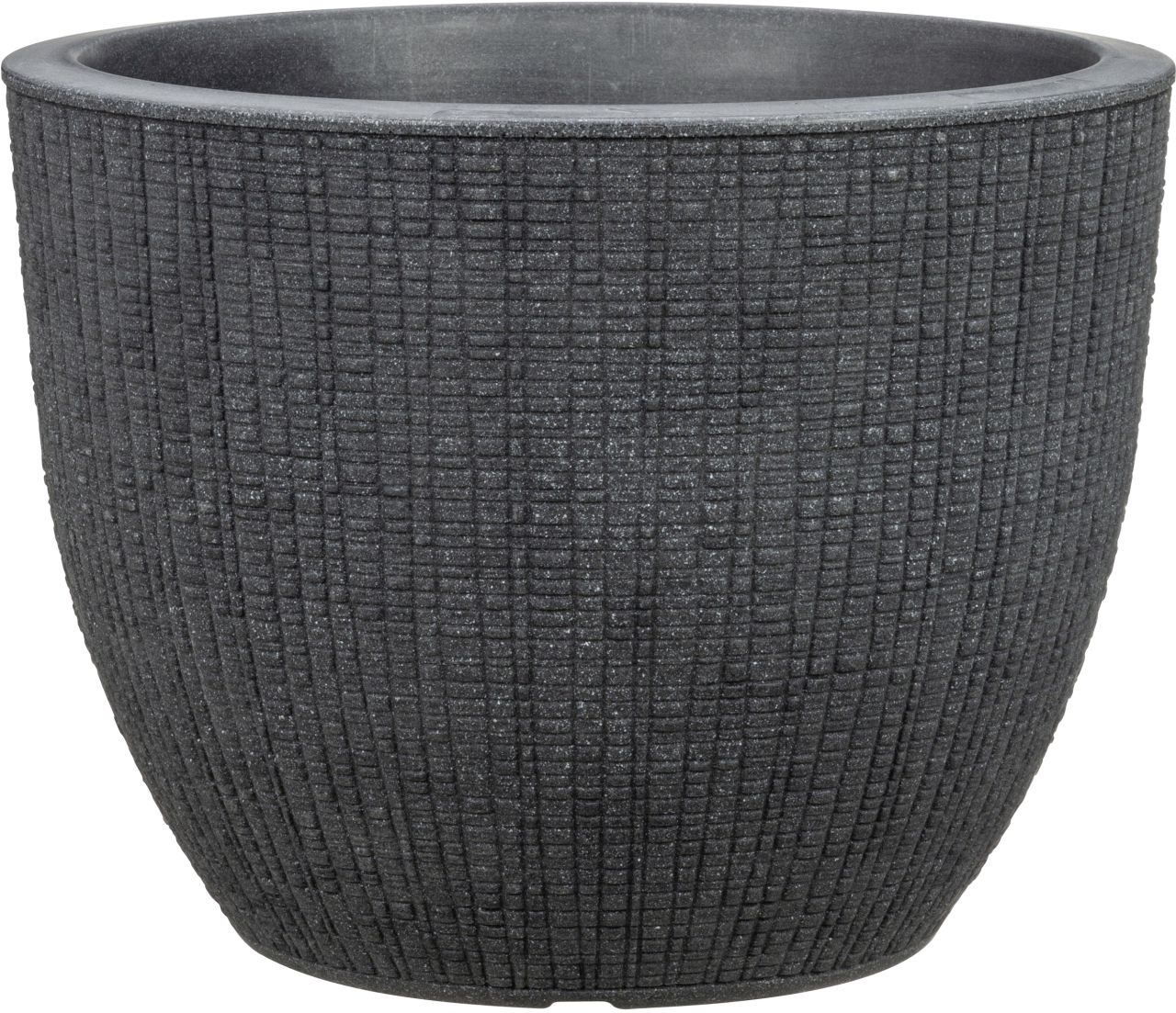 Scheurich Pflanzgefäß Barceo Ø 40 x 40 cm stony black GLO692360412