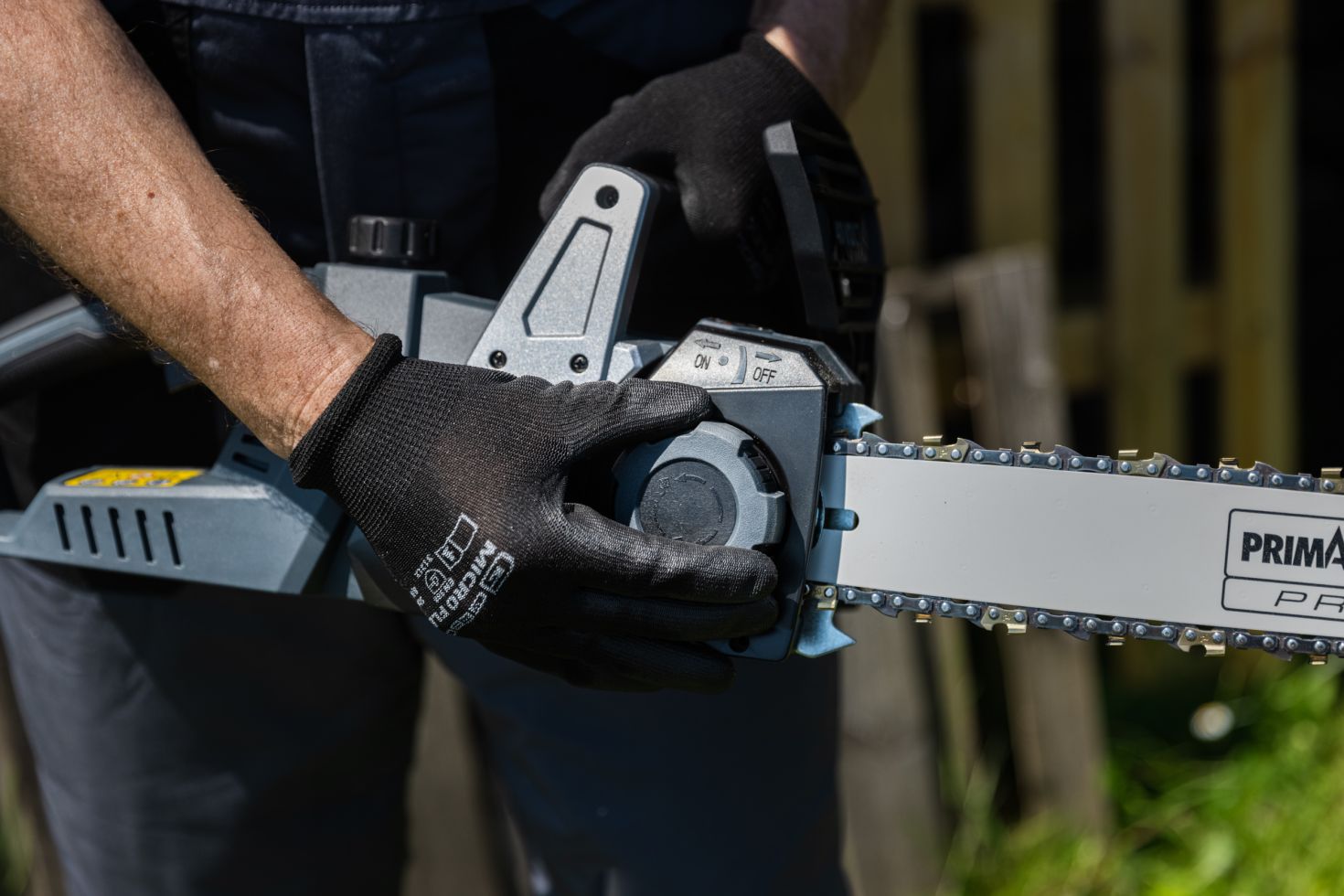 Primaster Pro Akku Kettensäge PMAKS Pro Solo 40 V 35 cm Schwertlänge
