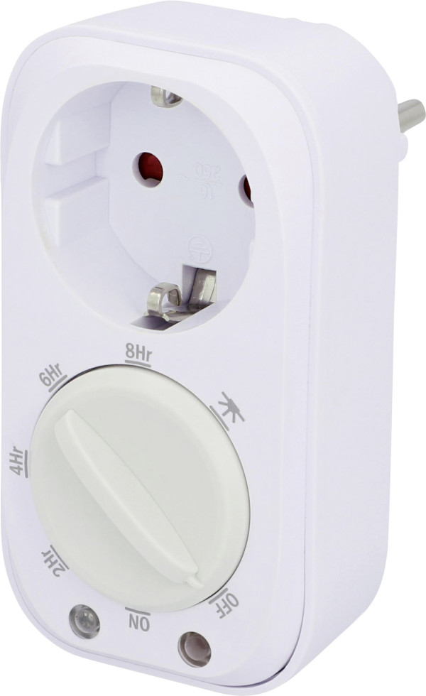 Weitere Zeitschaltuhr Countdown- und Dämmerungsfunktion mechanisch, weiß, IP20 GLO775380220