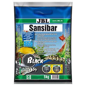 JBL Aquaristik JBL Sansibar Schwarzer Bodengrund für Aquarien Inhalt: 5 kg GLO689503458
