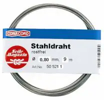 Conacord Stahldraht Ø 0,8 mm x 9 m