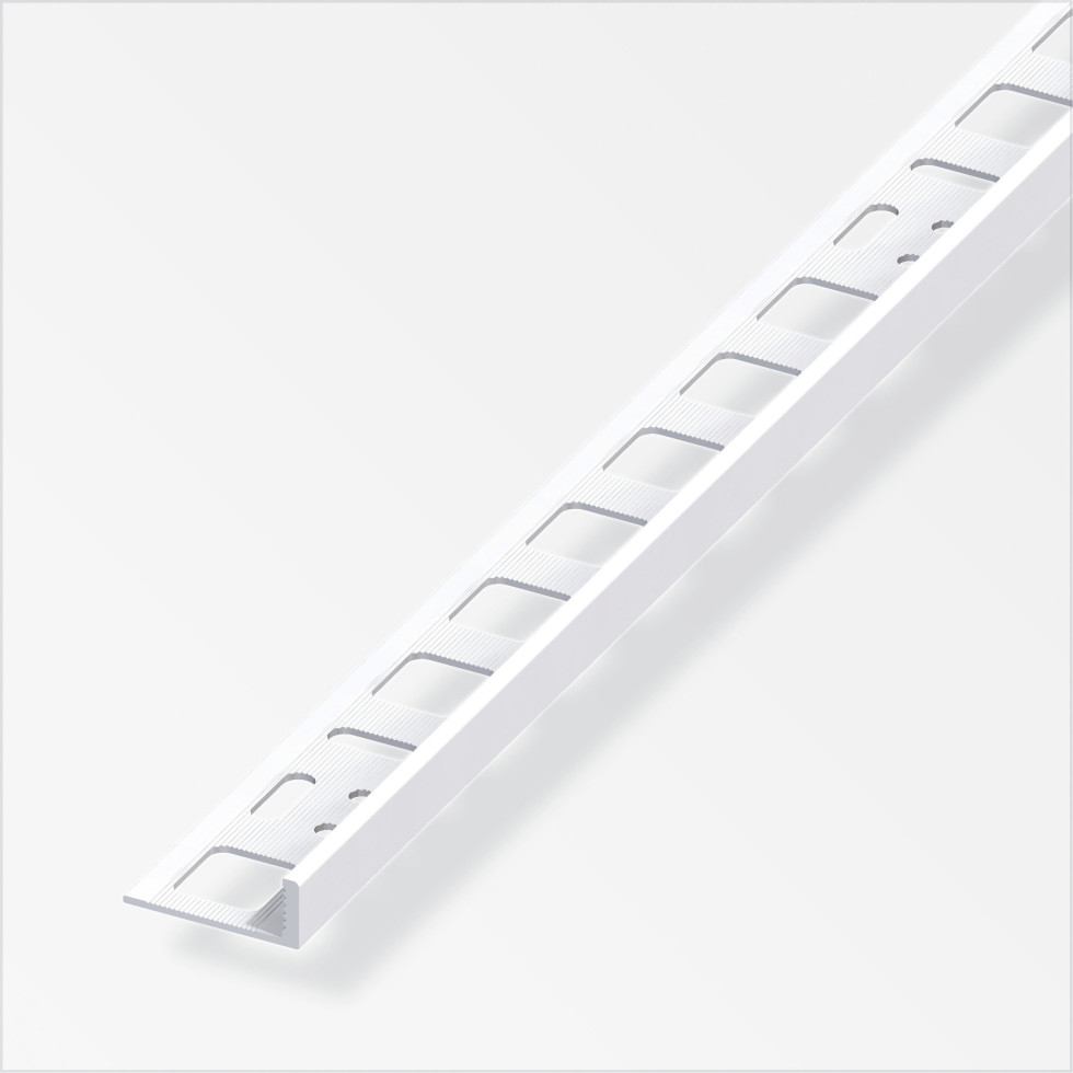 alfer Winkelprofil PVC glatt brillantweiß