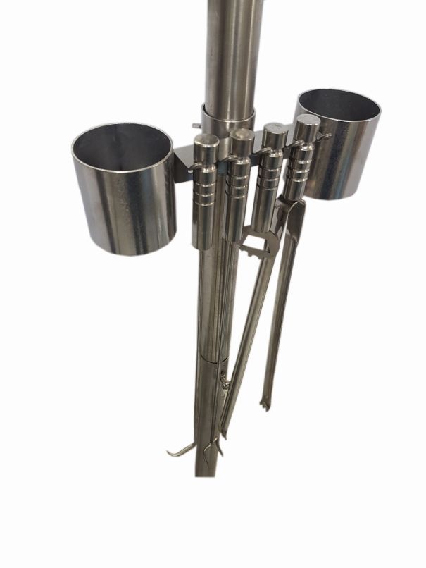 Schneider Galgen-Grillbesteckhalter inkl. Edelstahlbesteck, 2- Stubbihalter