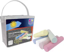 Happy People Straßenkreide-Box 20 Stück