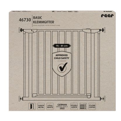 Reer Verlängerung 7 Cm Für Klemmgitter – Erweitert Den Verstellbereich, Weiß