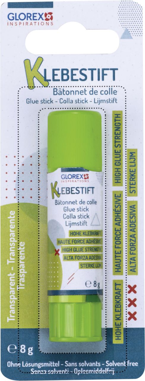 Glorex Klebestift im Blister 8 g GLO663109524
