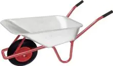 pro-bau-tec Garten- und Bauschubkarre 85 l Tragkraft 160 kg