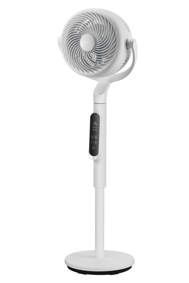 Midea Standventilator MFS242RDDW 4 Stufen Ø 40 cm verstellbar 76 - 110,6 cm weiß