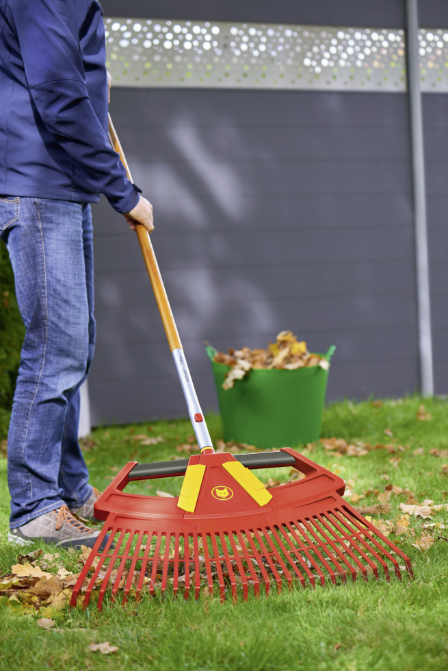 Wolf Garten Laubrechen 4in1 MultiStar ZM 140 bis 76 cm Arbeitsbreite