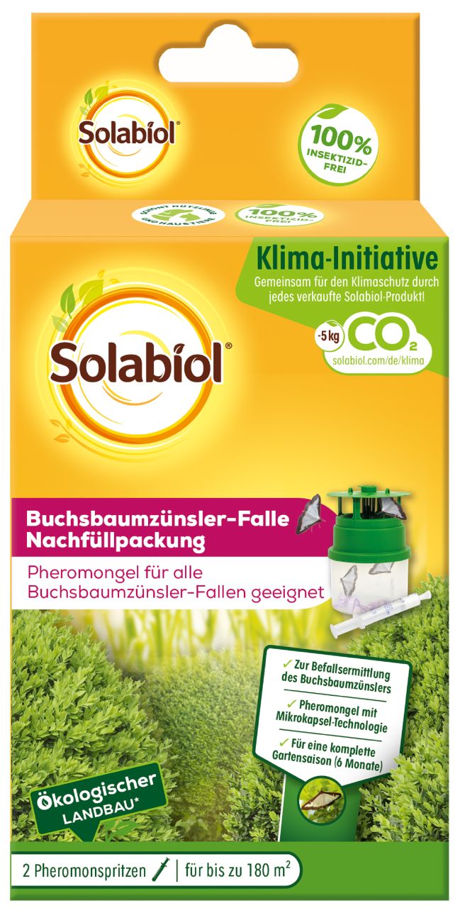 Solabiol Buchsbaumzünsler-Falle Nachfüllpackung 2 Stück GLO688501758