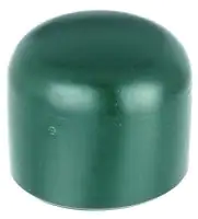 Alberts Pfostenkappe für runde Metallpfosten 34 mm Ø grün