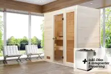 Weka Massivholz-Sauna VALIDA Gr. 3 Sparset 9,0 kW