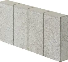 Kann Palisade Rechteck 50 x 25 x 6 cm grau