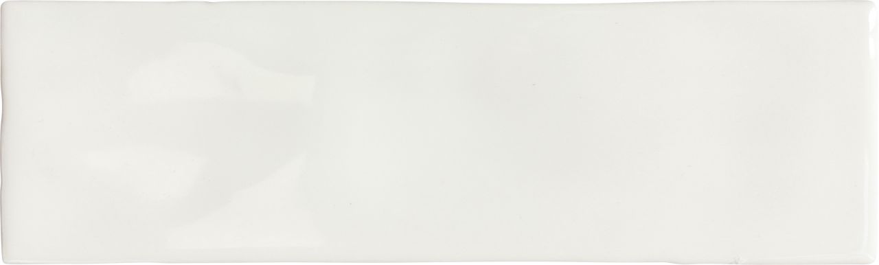 Wandfliese Borgo 6,5 x 20 cm weiß glanz