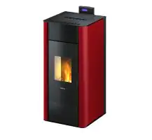 Freepoint wasserführender Pelletofen Tesis 23 bordeaux 22,8kW
