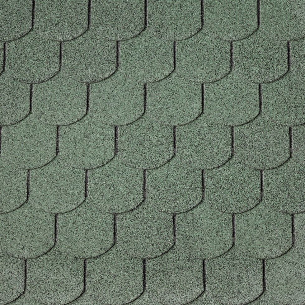 Easy Biber Bitumen-Dachschindeln grün