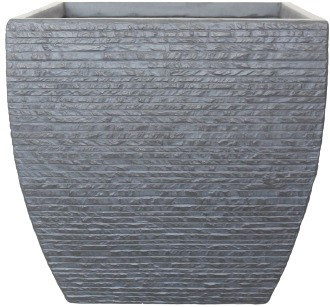 TrendLine Pflanztopf Schiefer-Brickoptik 30,5 x 30,5 x 30,5 cm GLO692358716