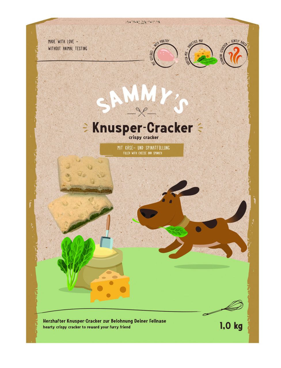 Sammys Snacks Sammys Knusper-Cracker 1 kg GLO629307511