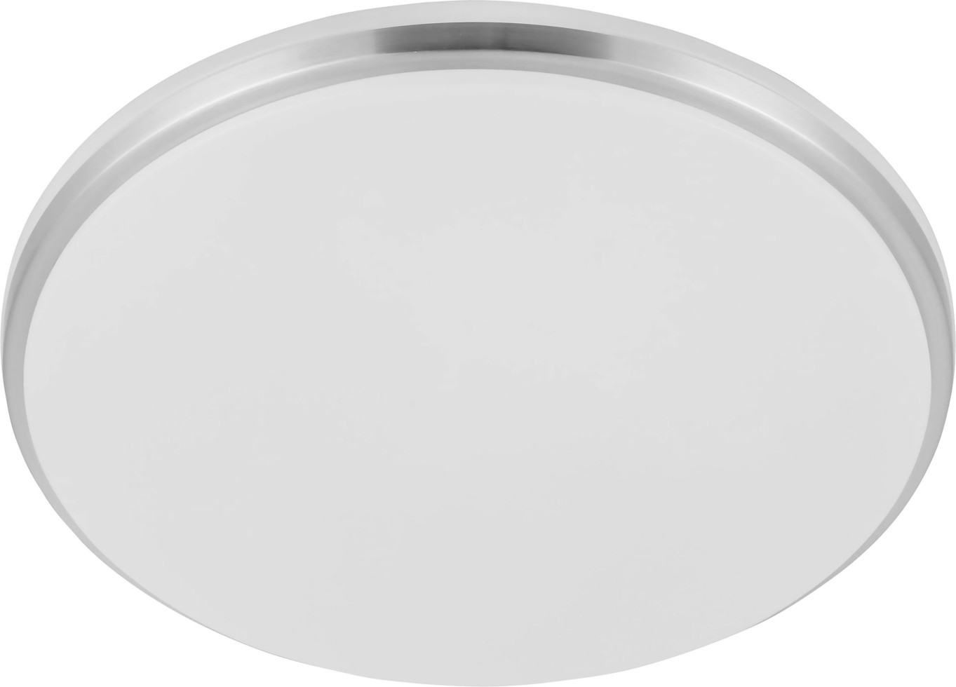 EGLO Deckenlampe Donado – Weiss/nickel-matt, Mit Papierfäden & Glas, 39 Cm