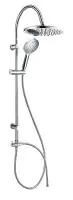 Trendline Kopfbrausesystem Round New mit Chrom-Umsteller