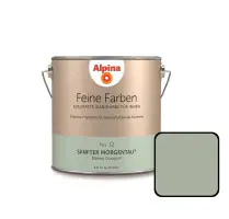 Alpina Feine Farben No. 12 Sanfter Morgentau 2,5 L blasses graugrün edelmatt