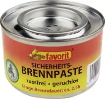 Favorit Sicherheitsbrennpaste in der Dose 200 g