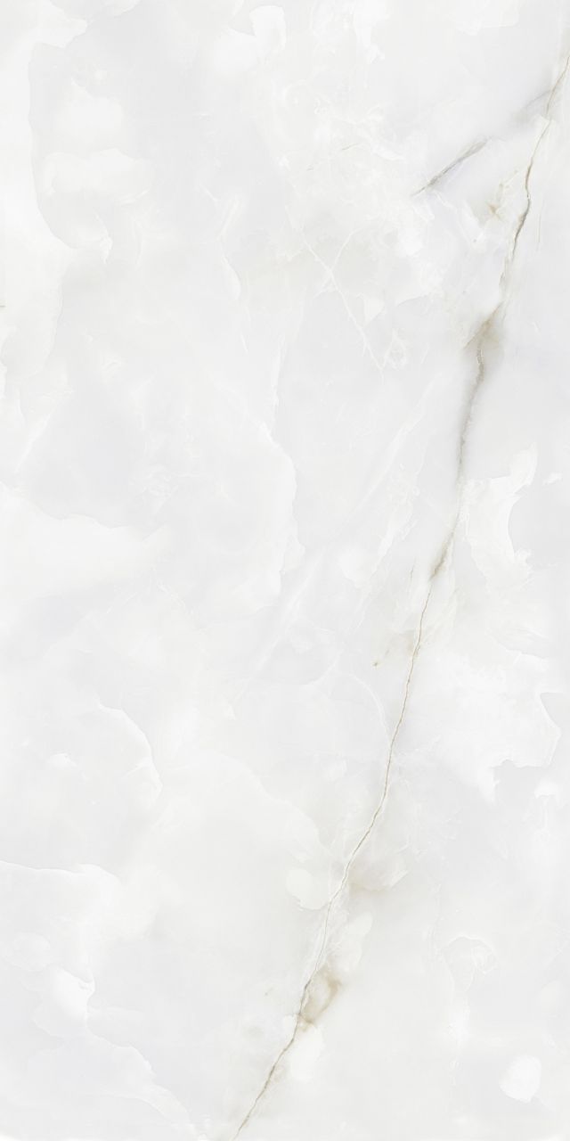 Bodenfliese Feinsteinzeug Bianco Christal 120 x 240 cm weiß