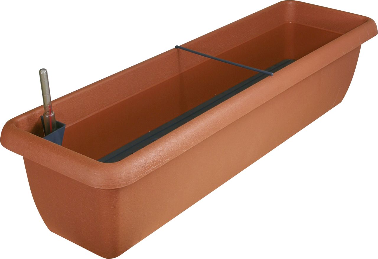 Geli Bewässerungsblumenkasten Aqua Andalucia 80 cm terracotta GLO692401283