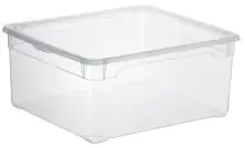 Rotho Aufbewahrungsbox Clear Sweater inkl. Deckel 18 L transparent