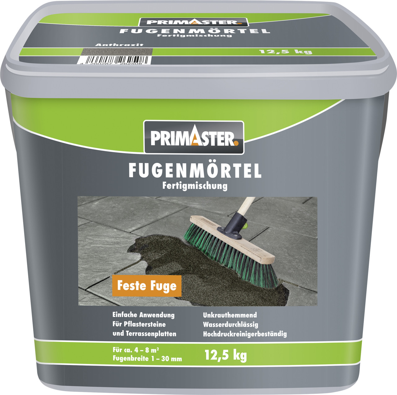 Primaster Fugenmörtel 1 - 30 mm 12,5 kg anthrazit