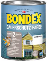 Bondex Dauerschutz-Holzfarbe 750 ml schneeweiß