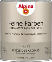 Alpina Feine Farben Lack No. 35 Wiege des Aromas - graubeige 750 ml