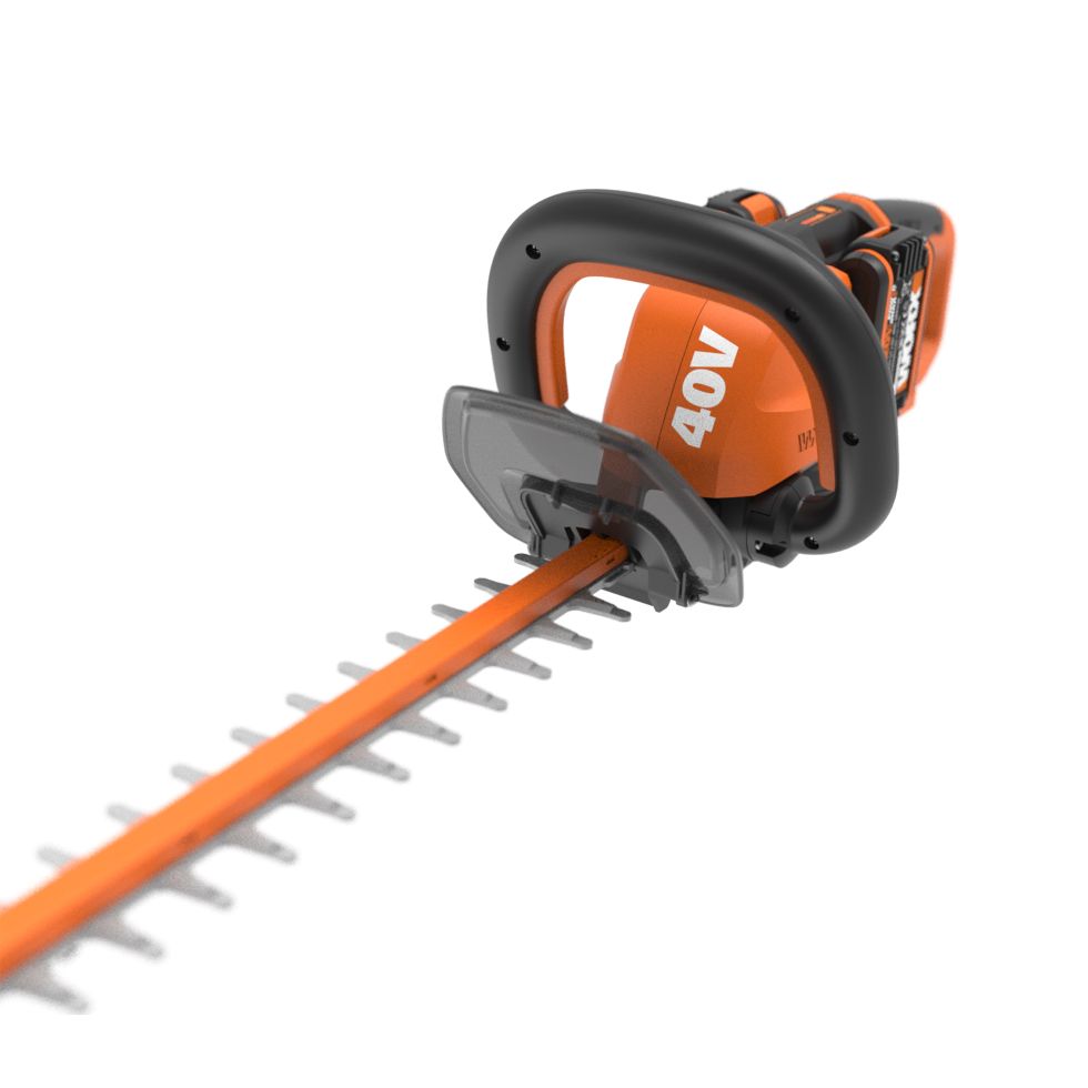 Worx Akku Heckenschere WP280E, 2x20V, inkl. 2 Akkus und Ladegerät