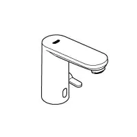 Grohe Waschtischarmatur Get E verchromt, Infrarot-Elektronik