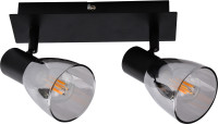 Primaster LED-Deckenlampe 2er Spot Miami E14 20 x 12,5 cm schwarz