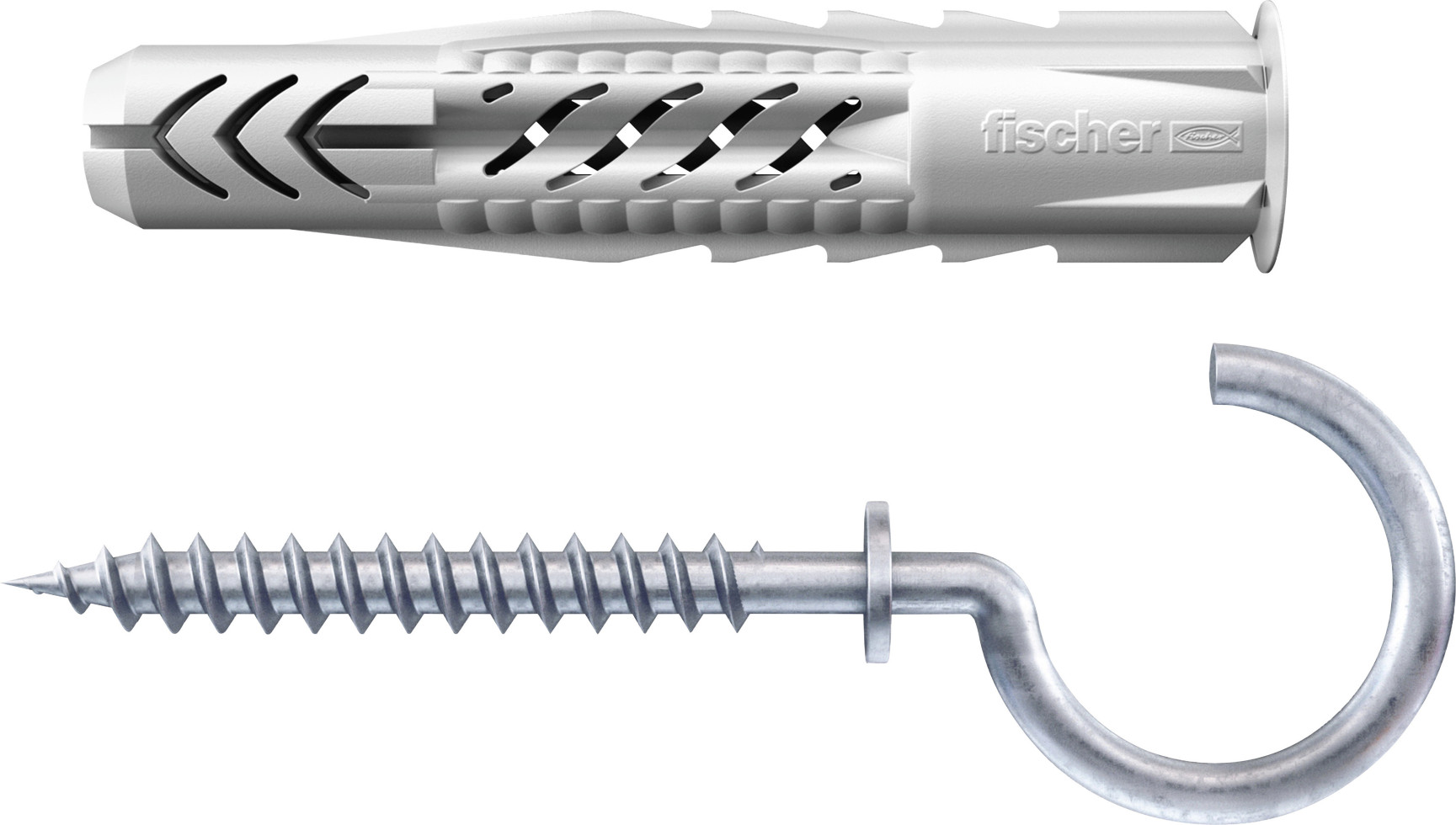 Fischer Universaldübel UX RH 8 x 50 mm mit Rundhaken - 4 Stück