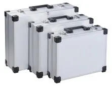 TrendLine Werkzeugkoffer 3er-Set unbestückt Aluminium