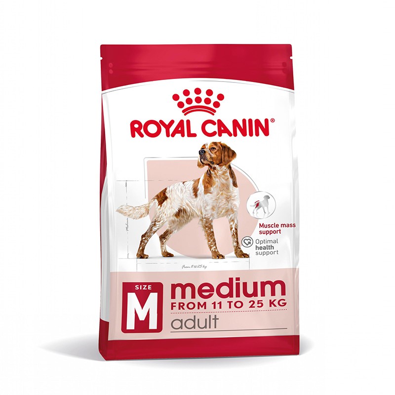 Royal Canin Hundetrockenfutter Adult Medium 12 kg Geflügel