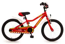 Bachtenkirch Kinderfahrrad Feuerwehr Kuma 18 Zoll rot weiß