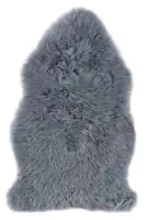 Schaffell natur dunkelgrau, ca. 60 x 85 cm