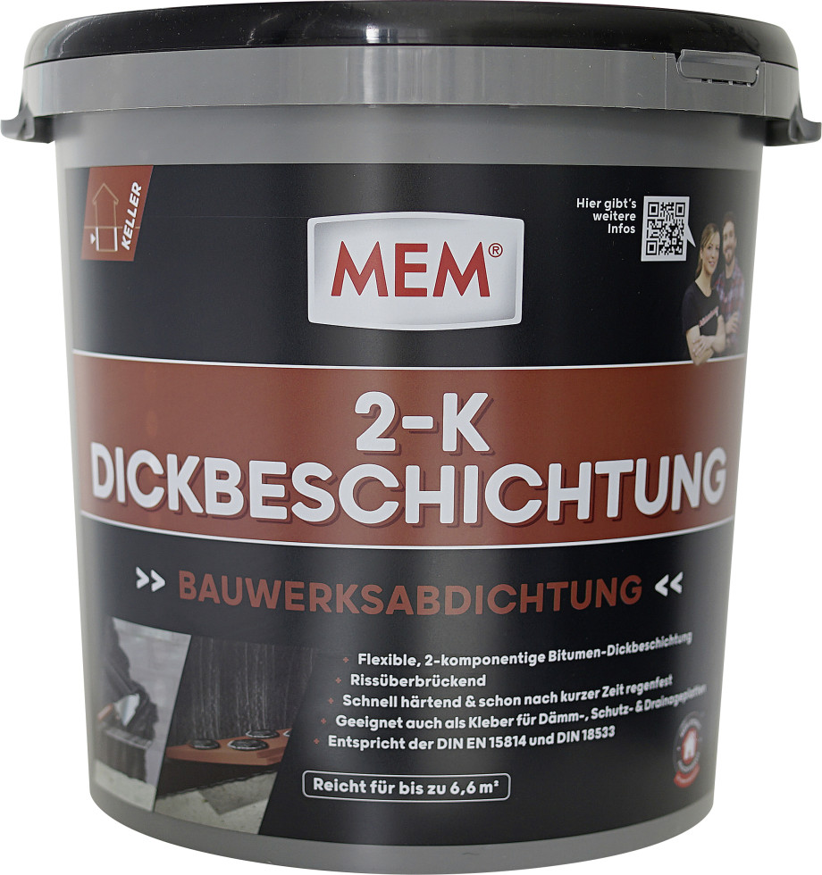 MEM Bitumen Dickbeschichtung 2-K 30 kg GLO779150501