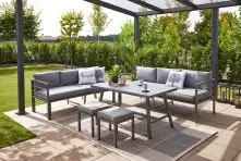 TrendLine Dining Lounge Möbelgruppe Columbia, variabel stellbar 3-in-1